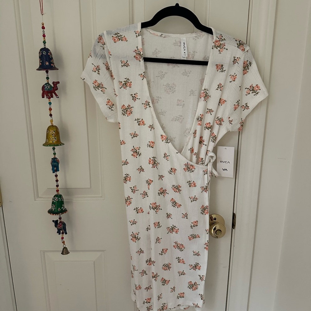 RVCA Floral Wrap Dress